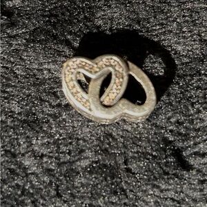 Pandora double heart charm